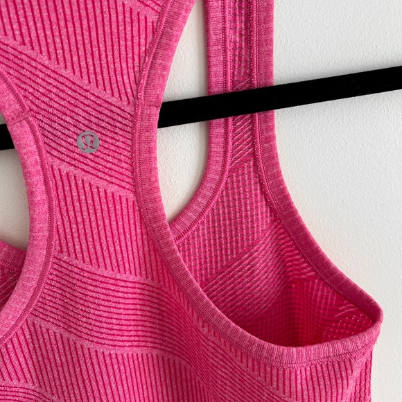 lululemon Swiftly Tech Tank Top Racerback Pink for Running and Training Size 2 - Picture 8 of 9